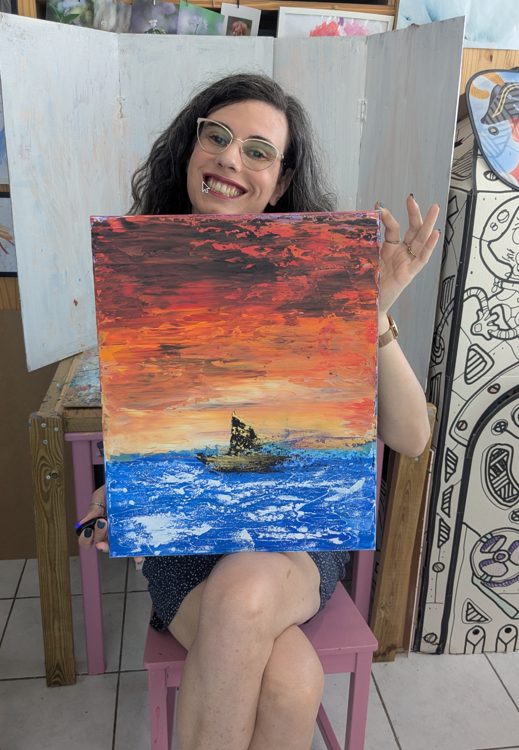 Le bateau sous le ciel